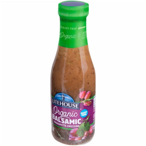 Litehouse Organic Balsamic Vinaigrette Dressing Perspective: right