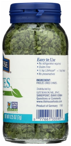 Litehouse® Freeze Dried Chives Perspective: right