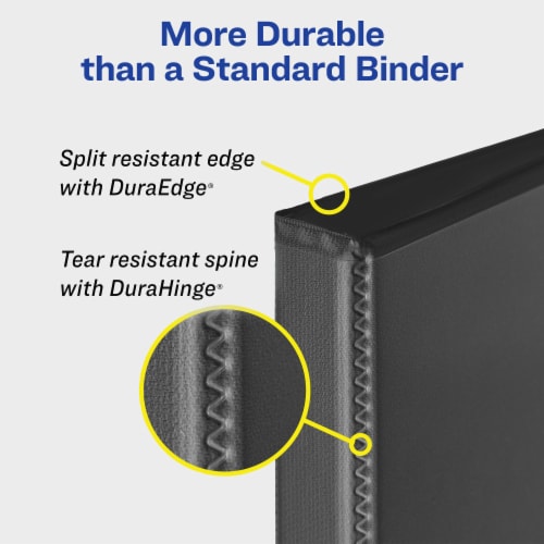Avery™ Durable Clear Cover Binder Perspective: right