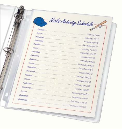 Avery Standard Weight Sheet Protectors - Clear Perspective: right
