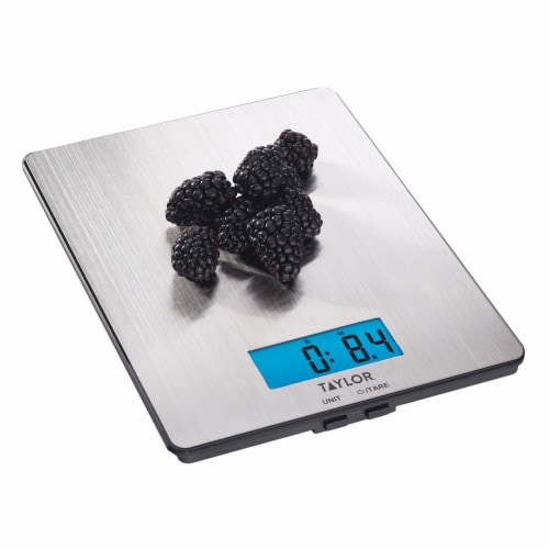 Taylor 11-Pound Silver Digital Scale, 1 ct - Foods Co.