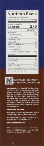 Fat Boy® Hot Fudge Brownie Ice Cream Sandwich Perspective: right