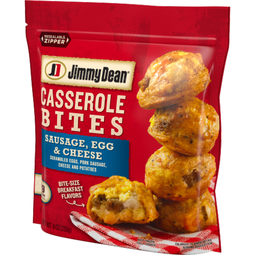 Jimmy Dean® Sausage Egg & Cheese Casserole Bites Perspective: right