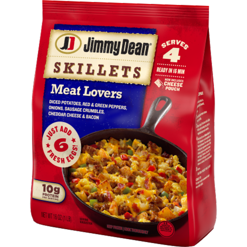 Jimmy Dean® Meat Lovers Frozen Breakfast Skillets Perspective: right
