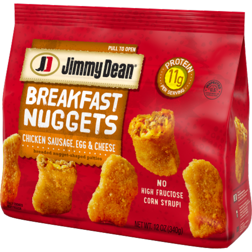 Jimmy Dean® Chicken Sausage Egg & Cheese Breakfast Nuggets Perspective: right