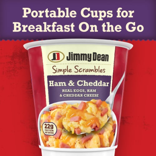 Jimmy Dean Ham and Cheddar Simple Scrambles Perspective: right