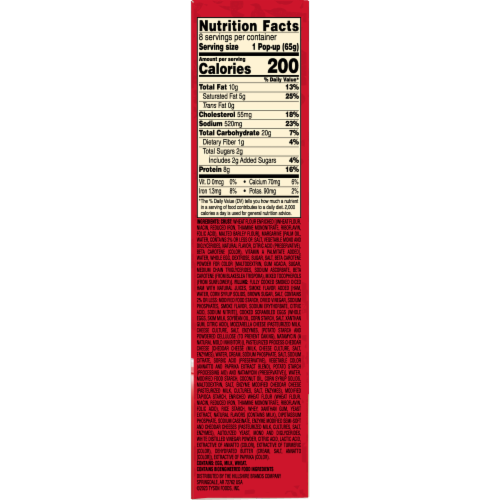 Jimmy Dean® Toaster Pop-Ups™ Ham Egg & Cheese Pastries Perspective: right