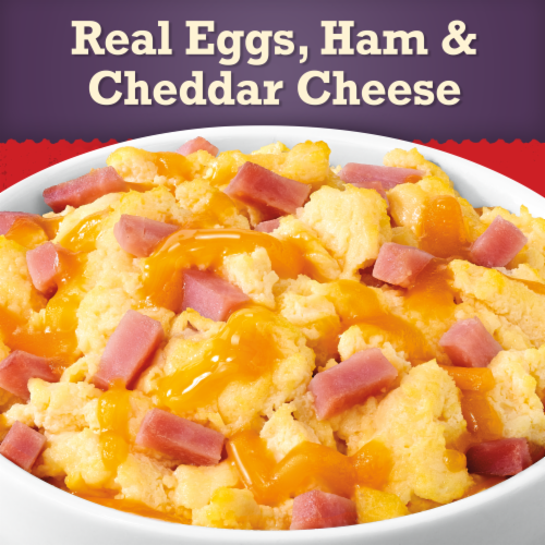 Jimmy Dean Simple Scrambles Ham and Cheddar Cheese Perspective: right