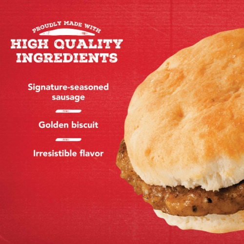 Jimmy Dean® Snack Size Sausage Biscuit Sandwiches Perspective: right