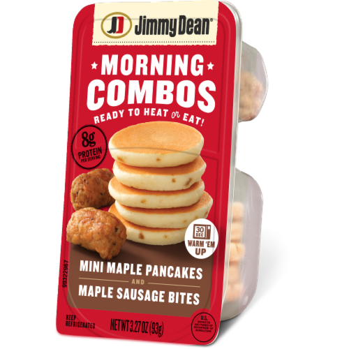 Jimmy Dean® Morning Combos, Mini Maple Pancakes and Maple Sausage Bites Perspective: right