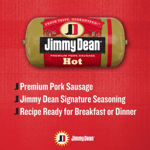 Jimmy Dean® Premium Pork Hot Breakfast Sausage Roll Perspective: right