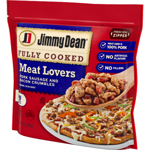 Jimmy Dean® Fully Cooked Meat Lovers Breakfast Crumbles Perspective: right