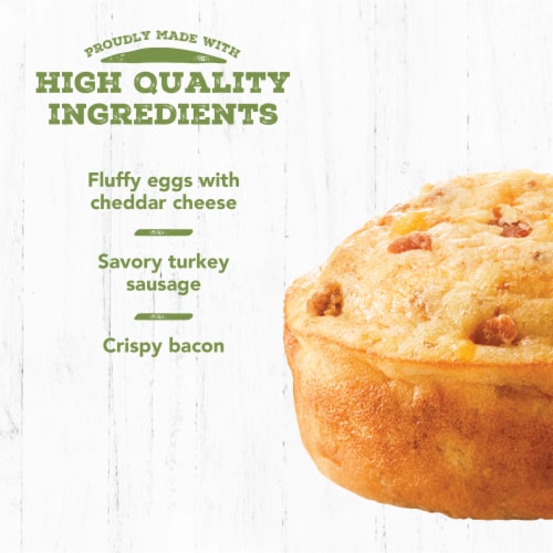 Jimmy Dean Delights® Turkey Sausage & Bacon Frittatas Perspective: right