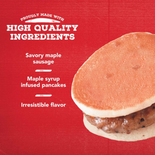 Jimmy Dean® Snack Size Maple Pancake & Sausage Sandwiches Perspective: right