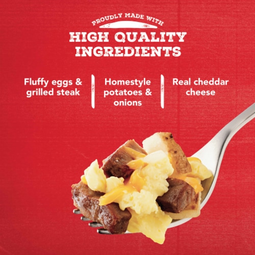 Jimmy Dean Breakfast Bowl Steak & Eggs Frozen Perspective: right