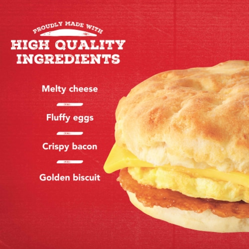 Jimmy Dean® Bacon Egg & Cheese Biscuit Sandwiches Perspective: right