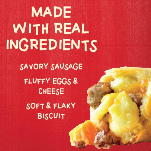 Jimmy Dean® Sausage Egg & Cheese Frozen Breakfast Biscuit Roll-Ups Perspective: right