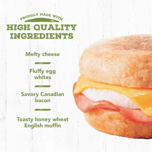 Jimmy Dean Delights® Canadian Bacon Egg White & Cheese English Muffin Sandwiches Perspective: right