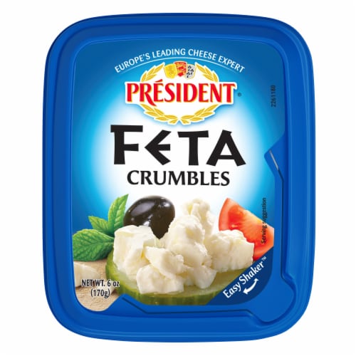 President Feta Cheese Crumbled Perspective: right