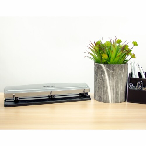 Bostitch 3-Hole Punch - Silver Perspective: right