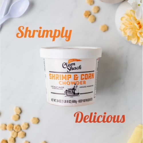 Blount Clam Shack Shrimp & Roasted Corn Chowder Soup Perspective: right