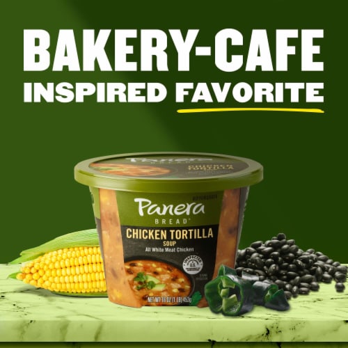 Panera Bread Gluten Free Chicken Tortilla Soup Perspective: right