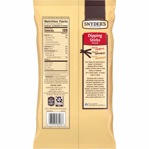 Snyder's of Hanover Pretzel Dipping Sticks Perspective: right