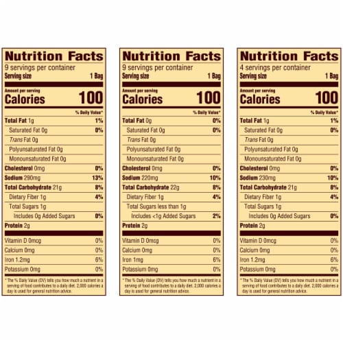 Snyder's of Hanover Pretzels Variety Pack Of 100 Calorie Individual Packs Perspective: right