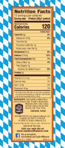 Snyder's of Hanover Oktoberfest Crispy & Robust Pretzels Perspective: right