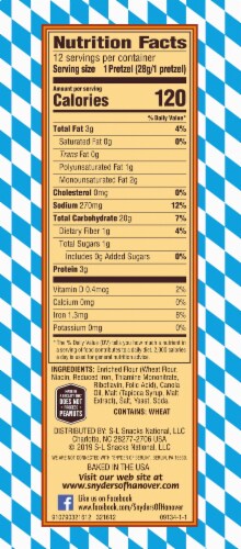 Snyder's of Hanover Oktoberfest Crispy & Robust Pretzels Perspective: right