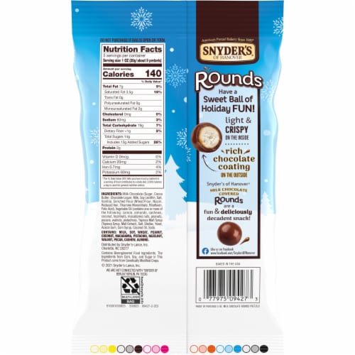 Snyder's of Hanover Pretzels Rounds Milk Chocolate Perspective: right