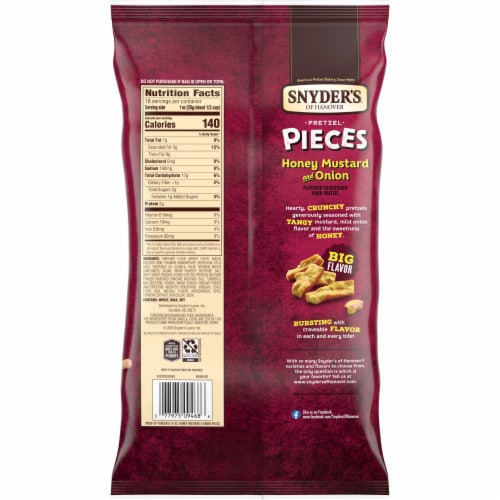 Snyder's of Hanover® Honey Mustard & Onion Pretzel Pieces Perspective: right