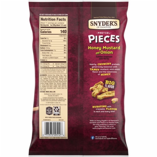 Snyder's® of Hanover Honey Mustard & Onion Pretzel Pieces Perspective: right