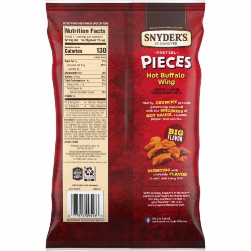 Snyder's of Hanover® Hot Buffalo Wing Pretzel Pieces Perspective: right