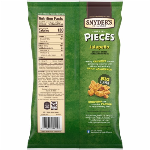 Snyder's of Hanover Pretzel Pieces Jalapeno Perspective: right