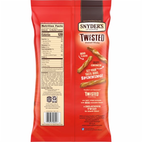 Snyder's of Hanover® Seasoned Twisted Pretzel Sticks Perspective: right