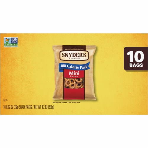 Snyder’s of Hanover 100 Calorie Mini Pretzels Individual Packs