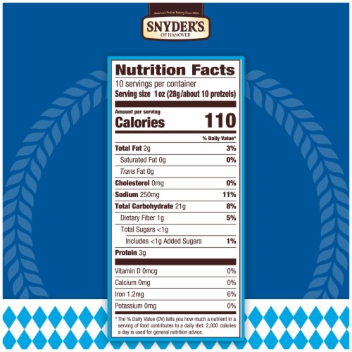 Snyder's of Hanover Pretzels, Oktoberfest Pretzel Rings Infused with Beer Flavor, 10 Oz Perspective: right