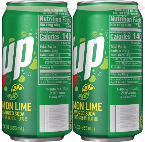 7UP® Lemon Lime Soda Perspective: right