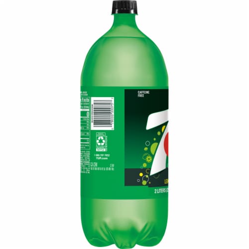 7UP® Lemon Lime Zero Sugar Soda Bottle Perspective: right