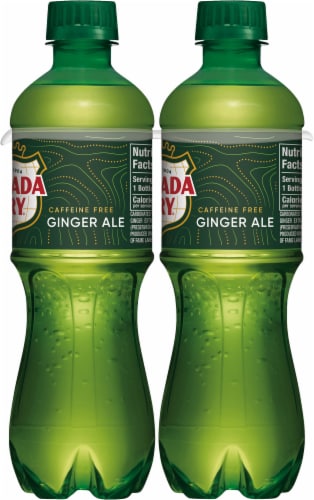 Canada Dry® Ginger Ale Soda Bottles Perspective: right