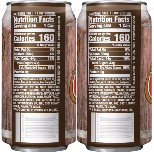 A&W Root Beer Soda Perspective: right