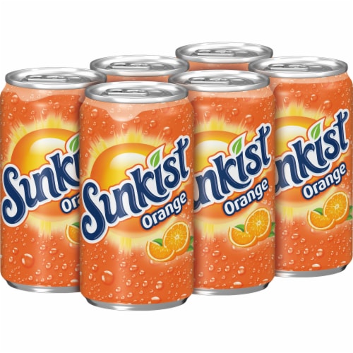 Sunkist® Orange Soda Mini Cans Perspective: right