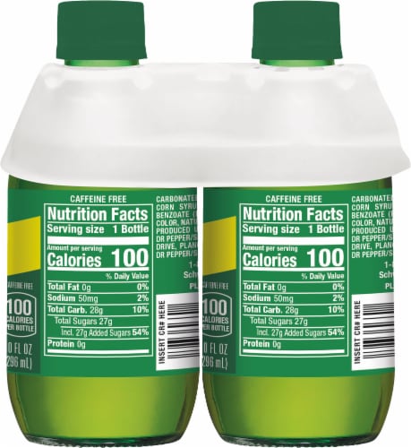 Schweppes® Ginger Ale Soda Bottles Perspective: right