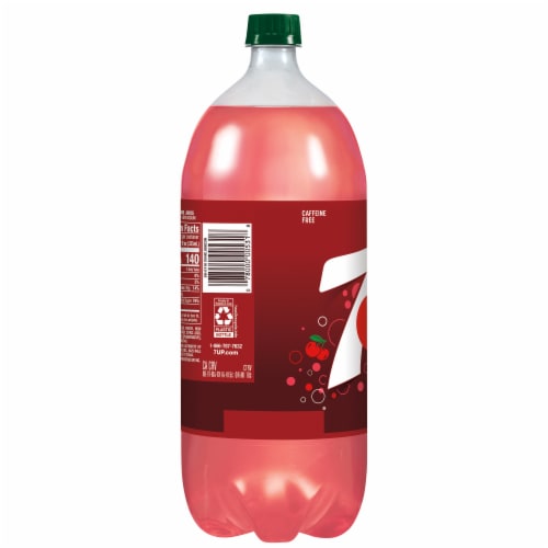 7UP® Cherry Soda Bottle Perspective: right