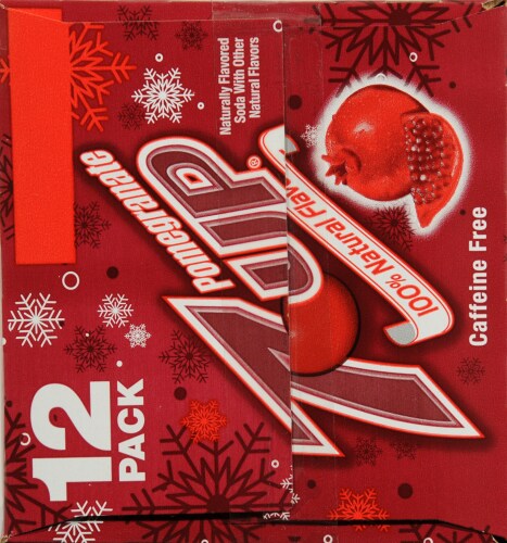 Pomegranate 7UP Soda Cans Perspective: right
