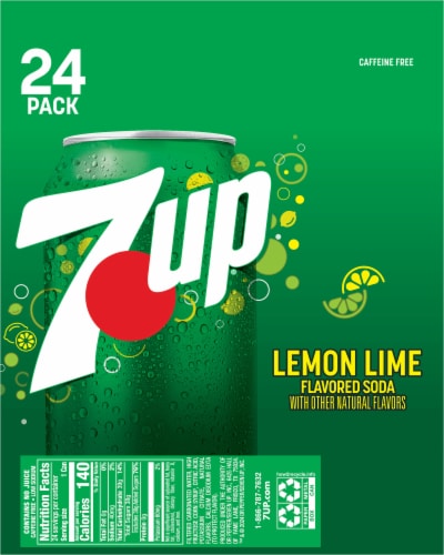 7UP® Lemon Lime Soda Cans Perspective: right