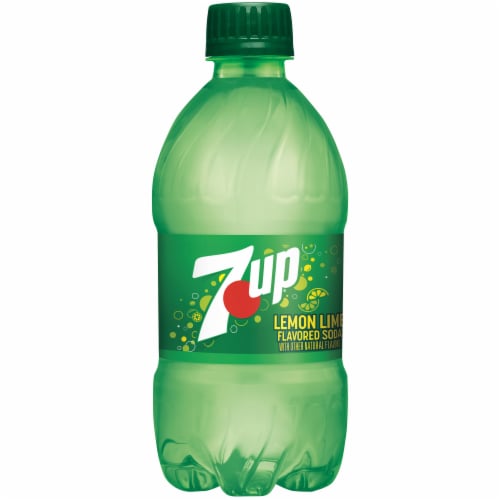 7UP Lemon Lime Caffeine-Free Soda Bottles Perspective: right