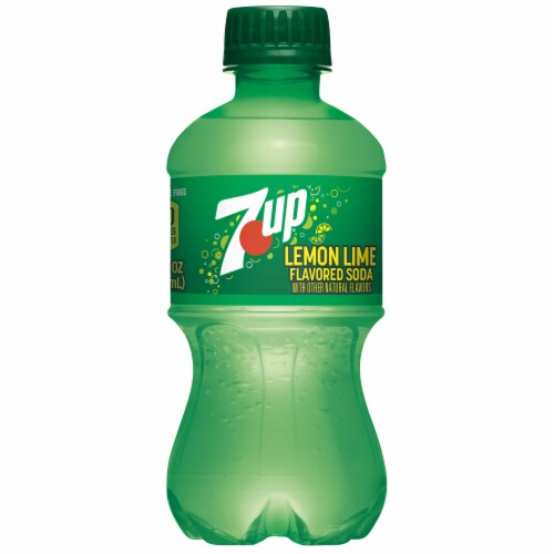 7UP Lemon Lime Caffeine-Free Soda Bottles Perspective: right