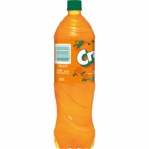 Crush® Orange Soda Bottle Perspective: right